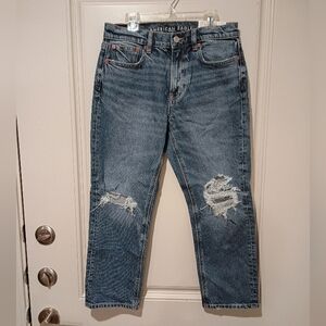 American Eagle Super High Rise Ankle Straight Women's Jeans